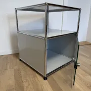 USM Haller side table in light grey