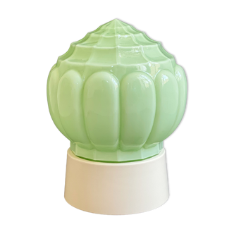 Plafonnier Thabur vert pastel Art Déco