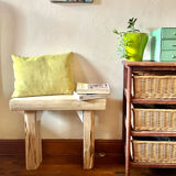 Solid chestnut wood bench