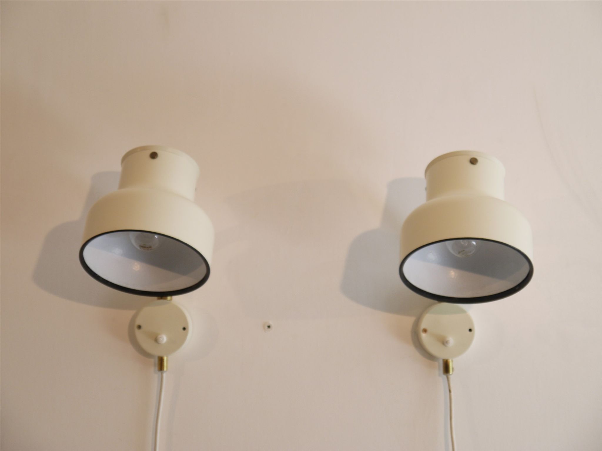 Pair of Scandinavian appliques "Bumling" by Anders Pehrson for Ateljé Lyktan 1970
