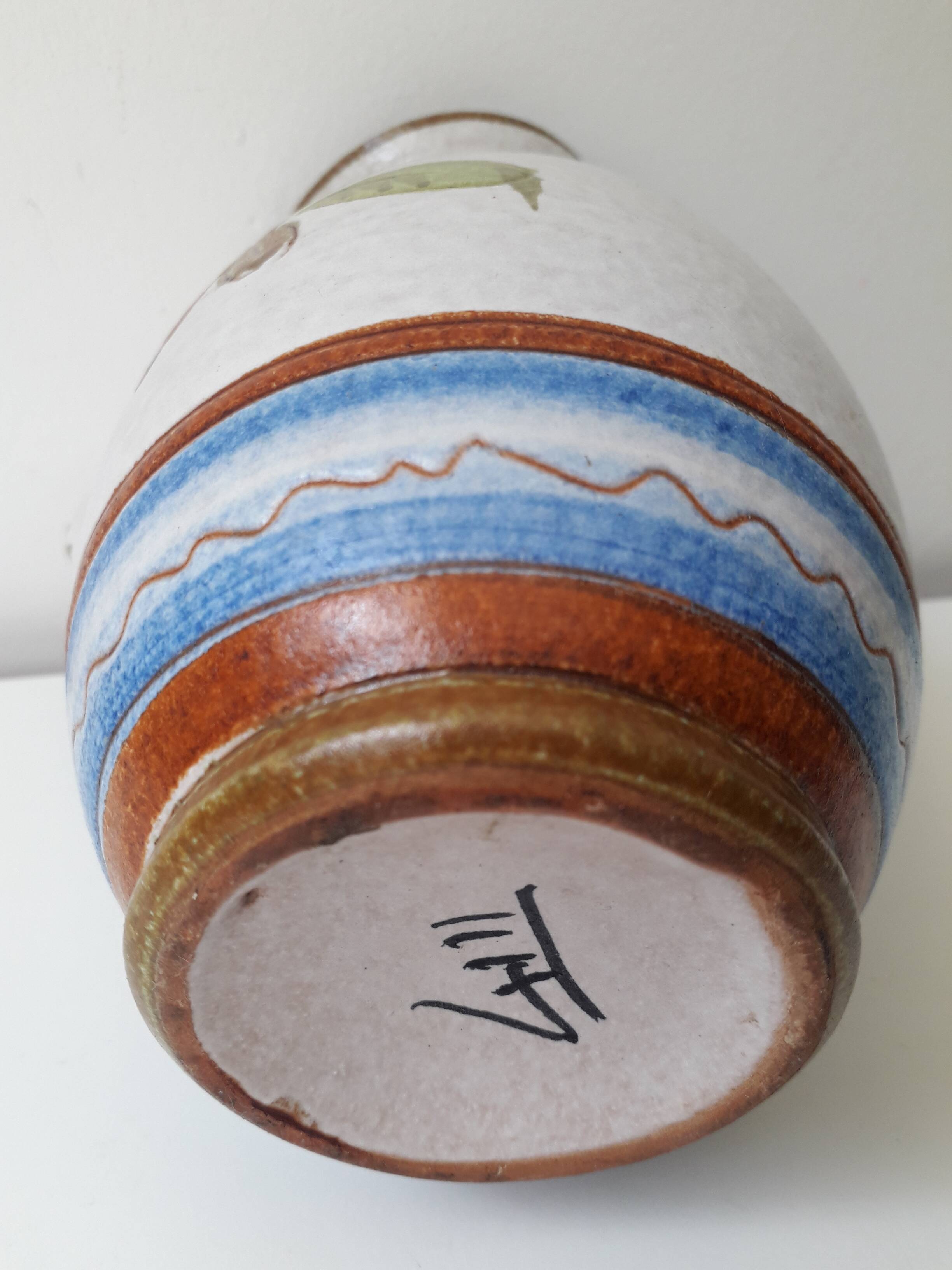 Flowery ceramic pitcher No. 4111 (A12)