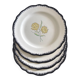 Service of 4 plates Ainay Salins