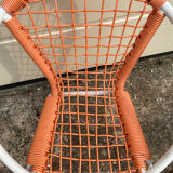 Fauteuil vintage enfant scoubidou