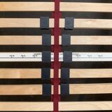 Double bed postmodern German vintage profile system by Elmar Flötotto for Flötotto.