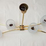 Large brass chandelier