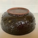 Empty raku ceramic pocket signed De Gheus
