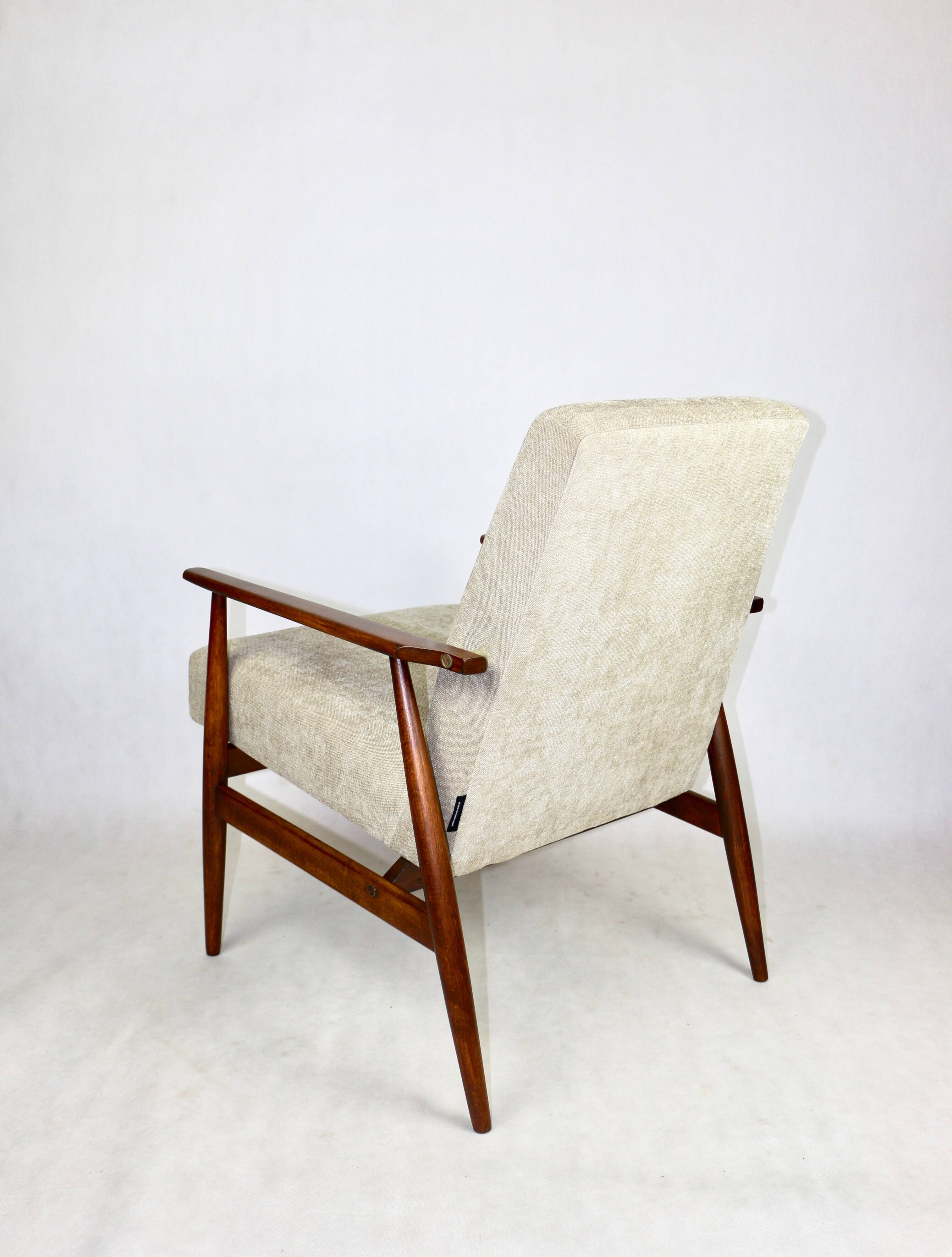 Armchair 'Lis', 1970s beige design by Henryk Lis
