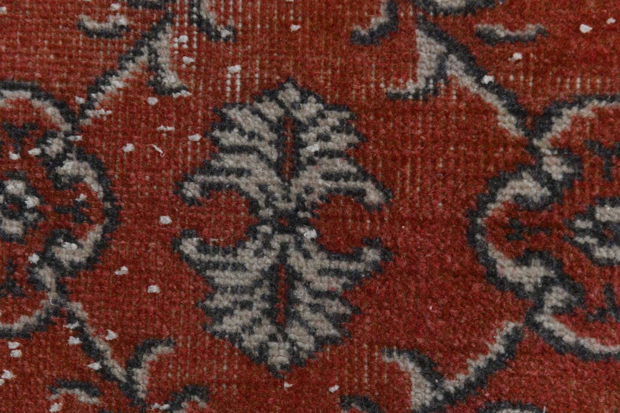 2x7 narrow vintage runner rug, 73x225cm