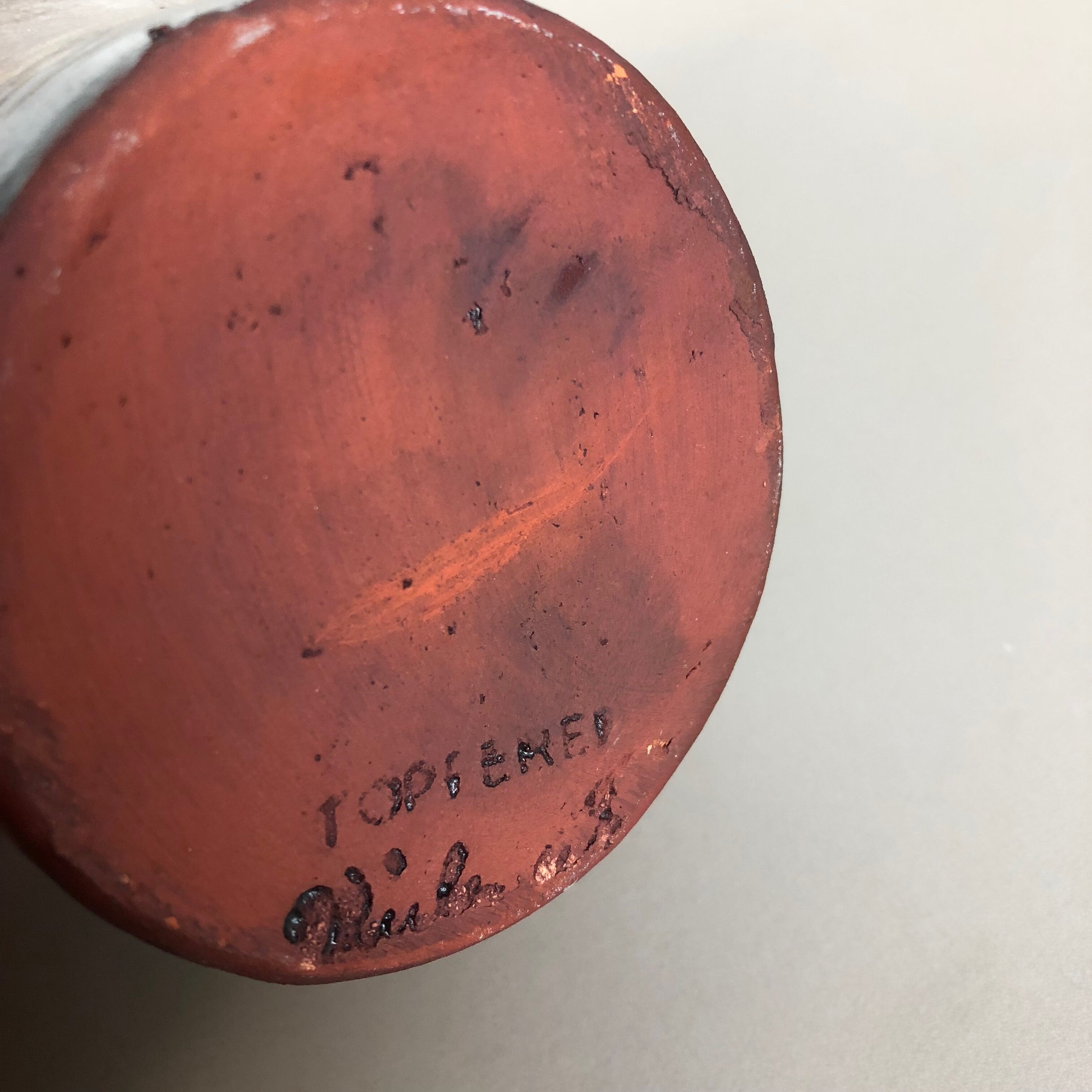 Set of 3 ceramic studio pottery vase by Elmar and Elke Kubicek, Germany, 1970