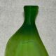 Art Deco organic coupe La Rochère in frosted jade green glass – France