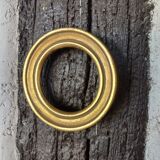 Pair of small round gilded frames