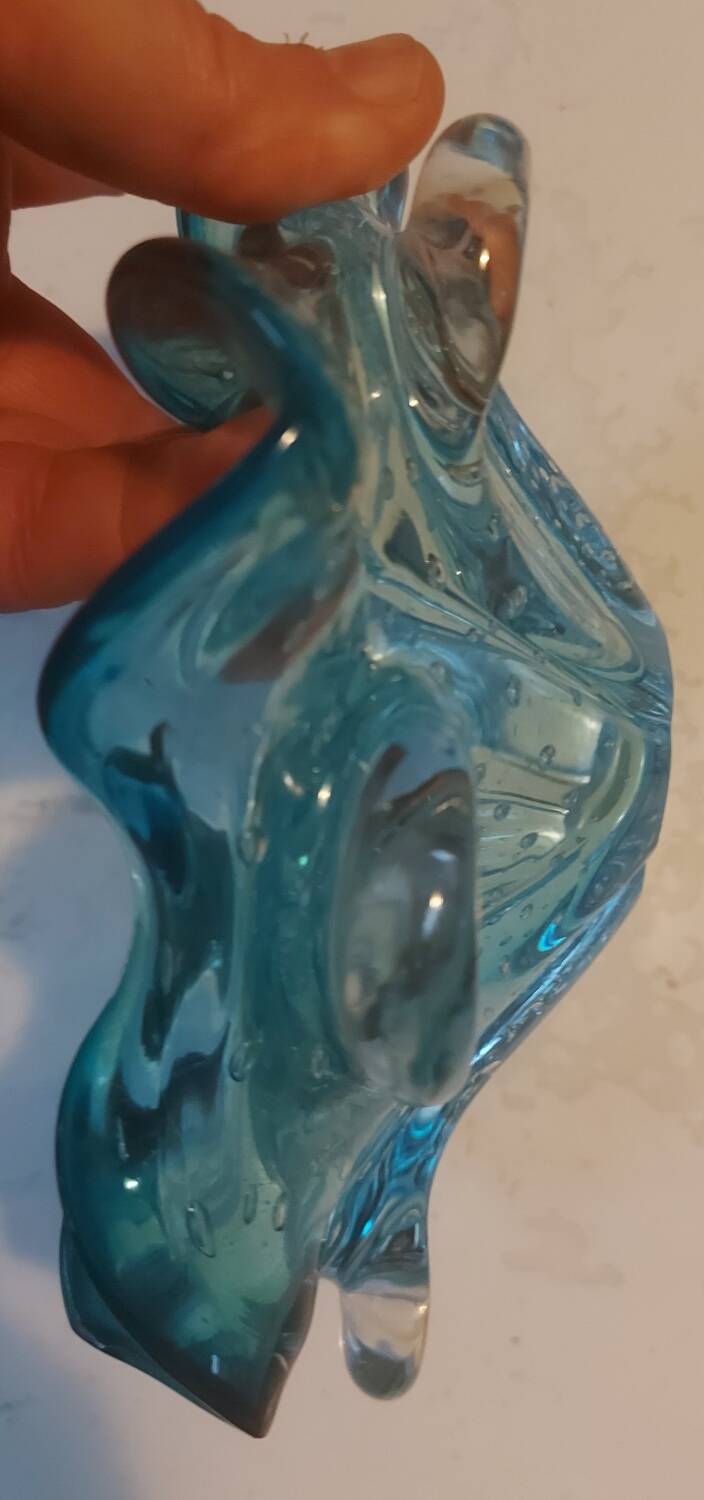 Blown glass catchall from Murano