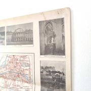 Carte ancienne France Bretagne Rennes St Malo