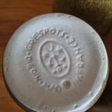 Vintage orangeade or fruit juice set in Digoin stoneware