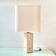 Sculpted travertine table lamp, italy 1970s