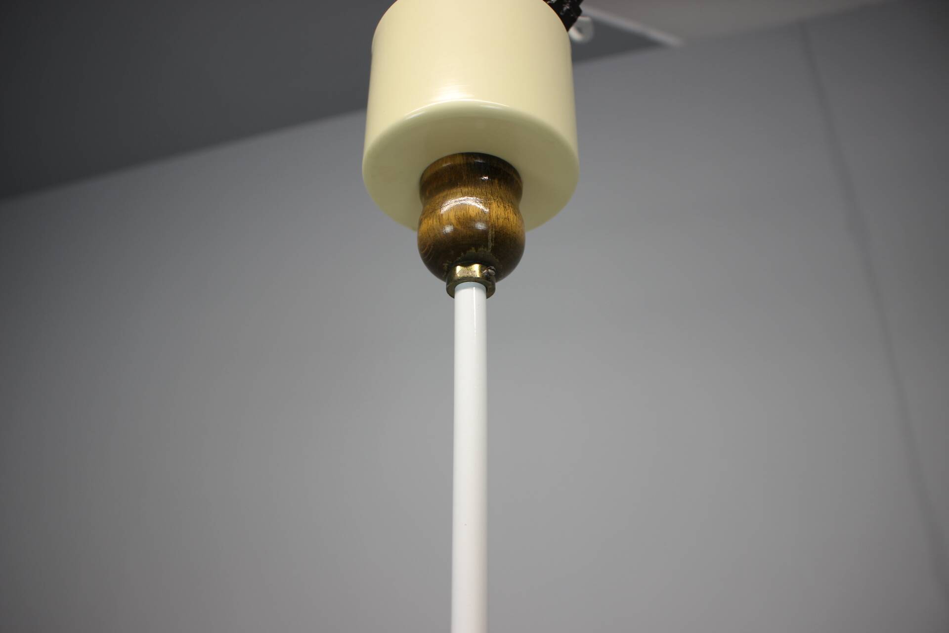 1970s glass chandelier, Czechoslovakia