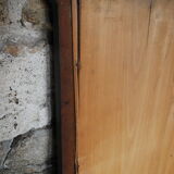 Black fireplace mirror 95x141cm