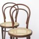 Set of 2 Antique Thonet Bentwood Chairs, Vienna Cafe Chairs, Early 1900s
