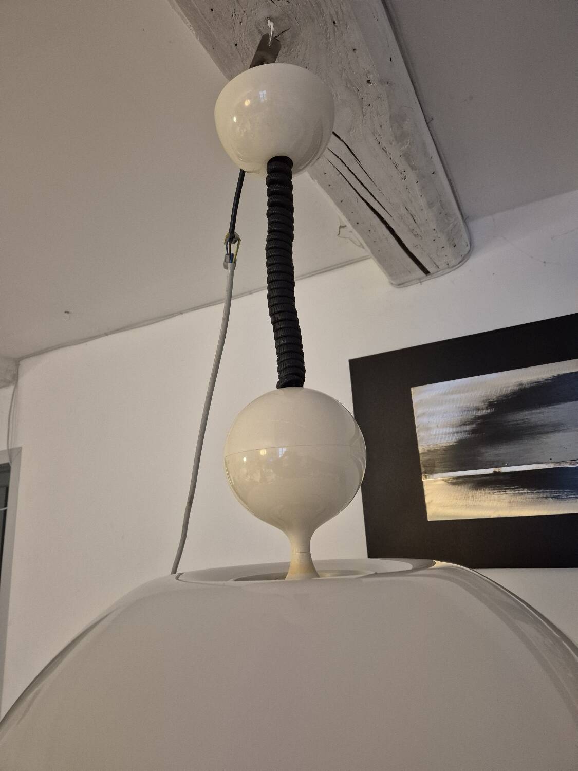 Martinelli Luce pendant light "Saliscendi" 1970