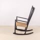 Fauteuil à bascule noir Hans J. Wegner J16, 1969 FDB