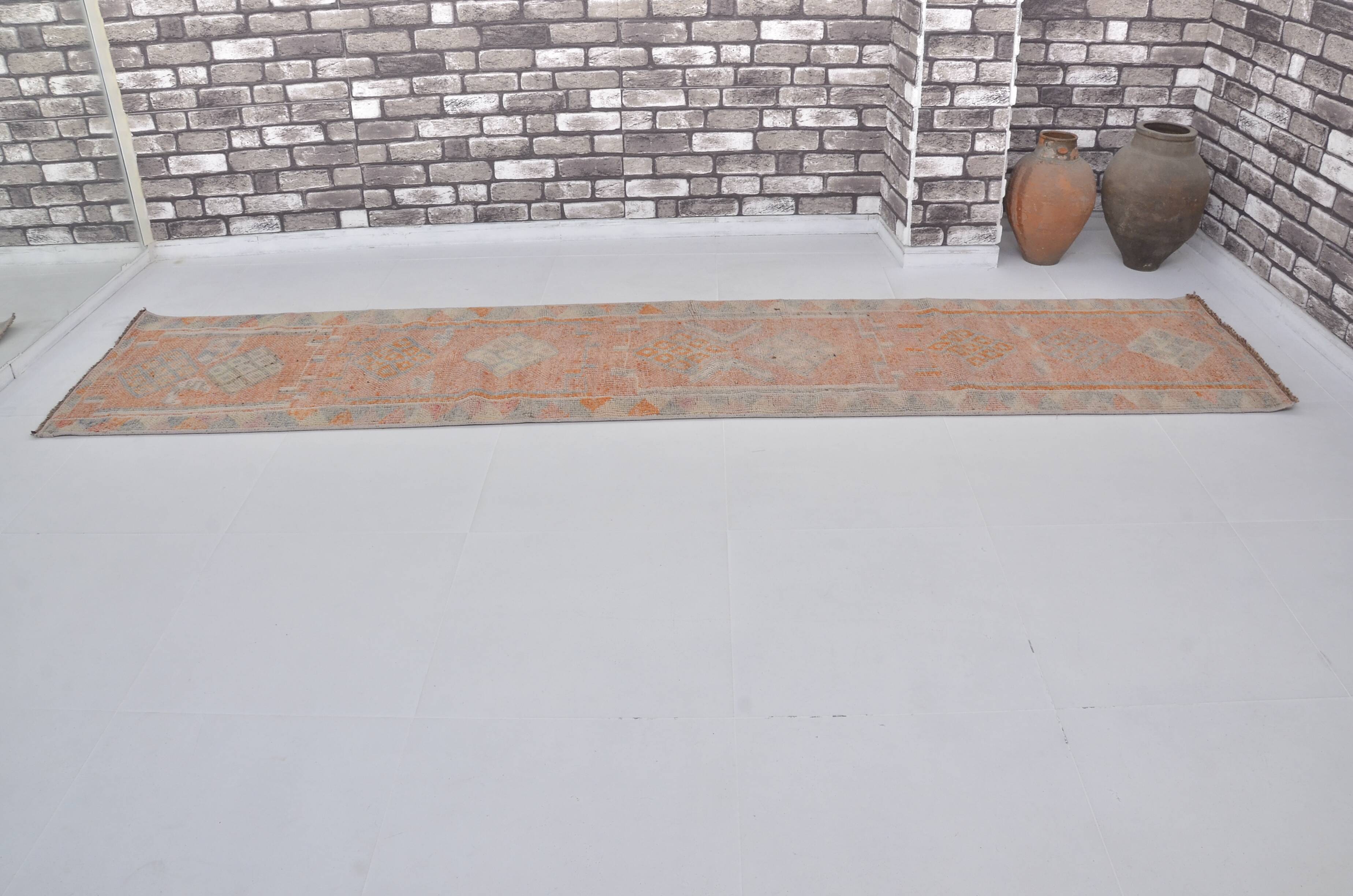 Vintage Decorative Oushak Runner Rug sku 2272