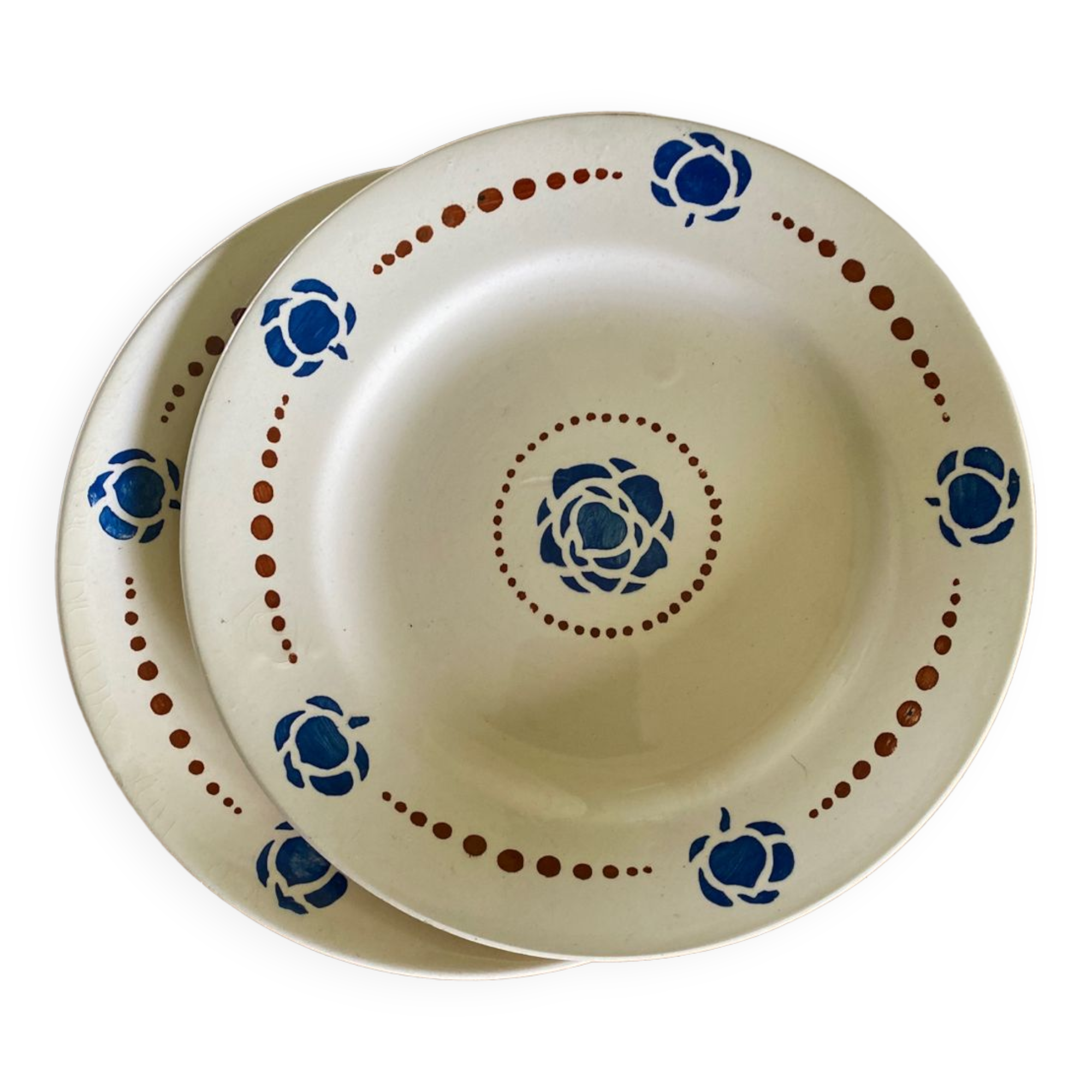 6 Lolette Longchamp iron earth flat plates