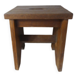 solid wood end table