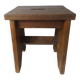 solid wood end table
