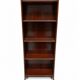 Open mahogany library