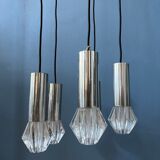 Space Age waterfall suspension