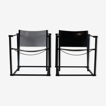 Ensemble de deux fauteuils minimalistes par Radboud van Beekum pour UMS Pastoe