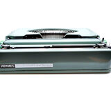 Green lime leaf typewriter hermes