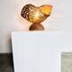 Sculptural Table Lamp In Copper By Aimo Tukiainen For Oy Moonlight, Finland 1970S