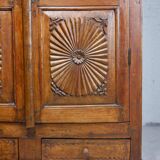 Antique carved wooden cabinet