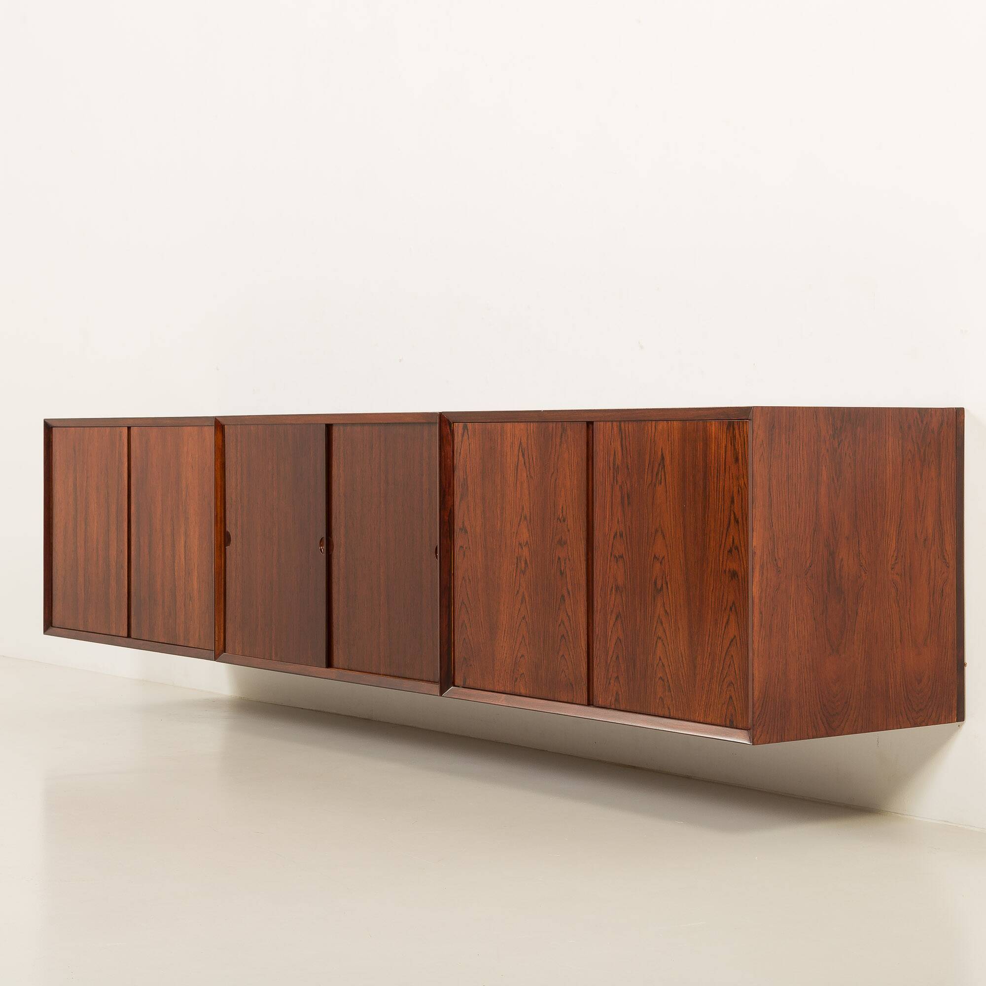 Poul Cadovius floating sideboard in rosewood, 1960s