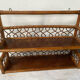 Vintage rattan shelf