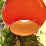 Vintage opaline pendant light