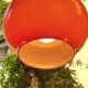 Vintage opaline pendant light