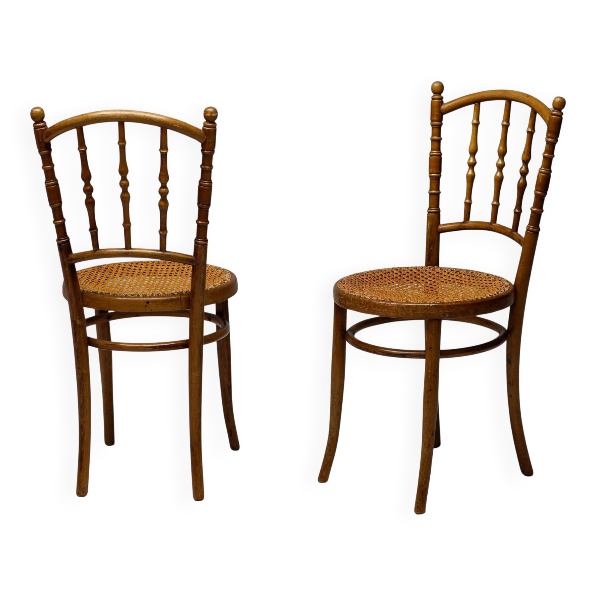 J&J Kohn coffee chairs, around 1950