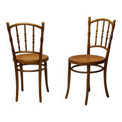 Chaises de café J&J Kohn, vers 1950
