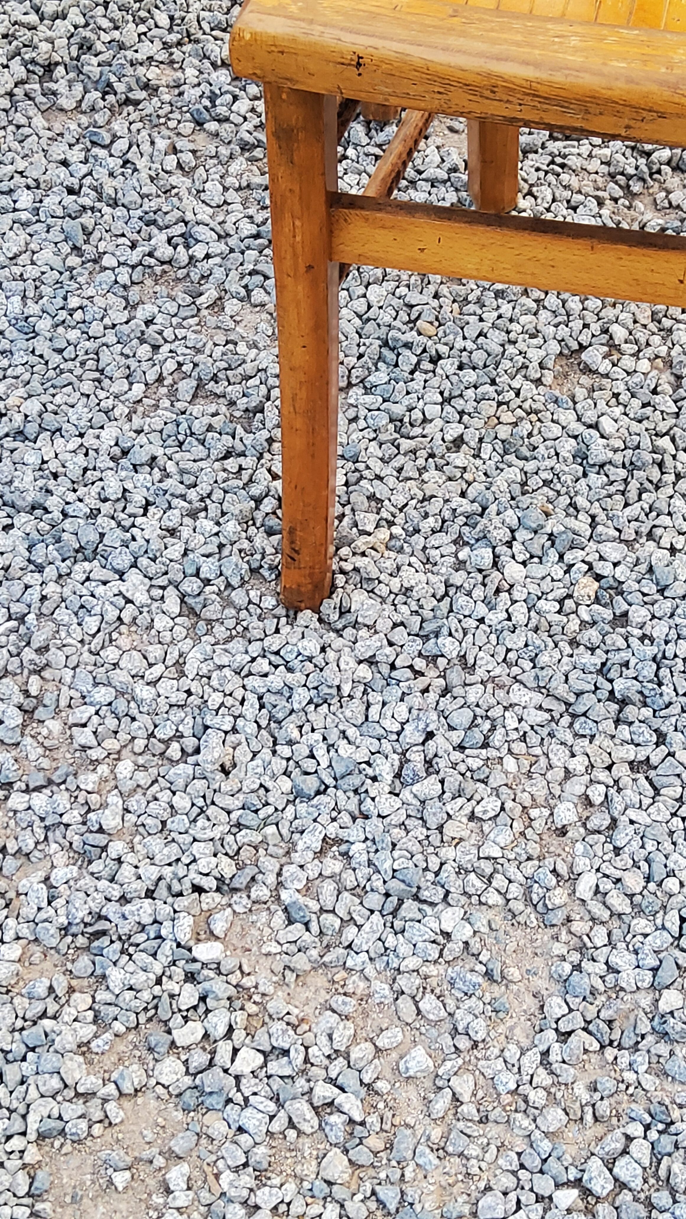 Set of 4 bistro chairs in beech and blond oak from the 50s