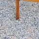 Set of 4 bistro chairs in beech and blond oak from the 50s