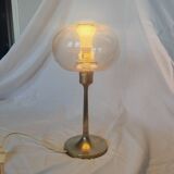 Sciolari style brass and glass lamp, 1970