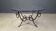 Wrought iron coffee table by René Drouet, 1940s