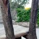 Former brutalist trompe l'oeil concrete garden furniture 1950