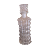 Carafe en verre ciselé avec bouchon