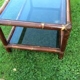 Rattan coffee table