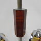 Art deco hanging lamp in glass