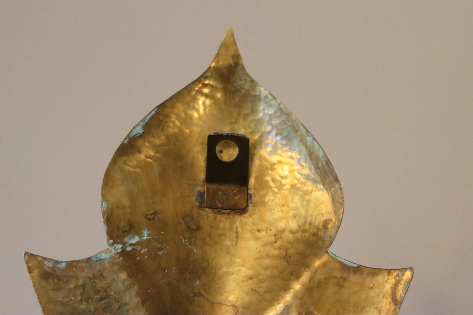 Pair of mid-century Swedish brass sconces