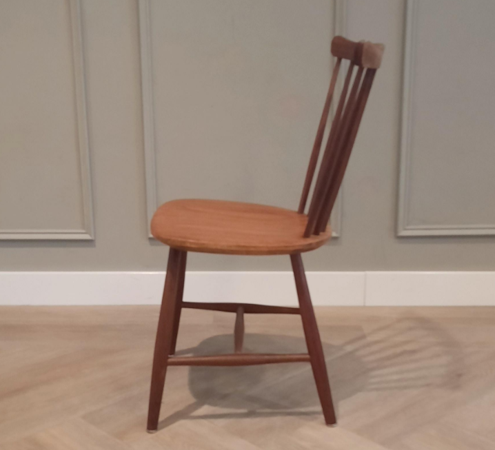 Set of 4 SH41 dining table chairs by Yngve Ekström for Nesto Pastoe 1960